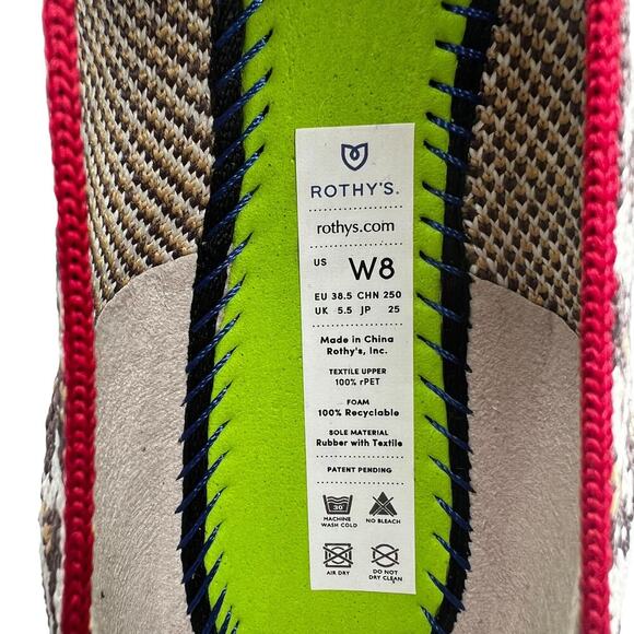 Rothy’s The Loafers in Retired Mocha Spot Women’s Size 8‎ - Picture 8 of 9